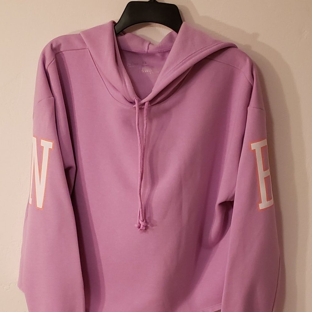 Flirtitude- Jr's Long Sleeve Fleece Hoodie